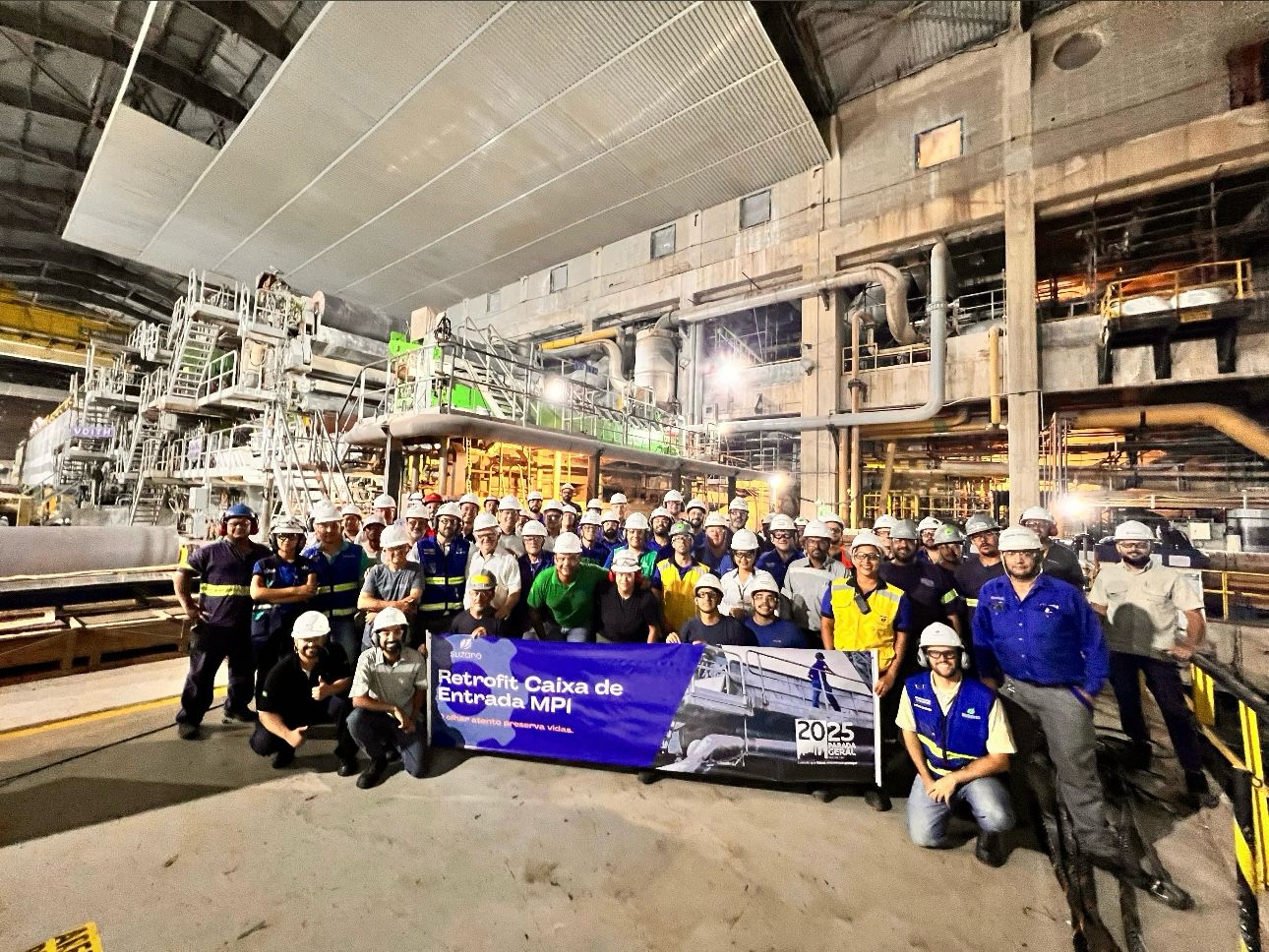 Reforma da Voith Paper na Suzano em Mucuri permite melhora da qualidade e eficiência